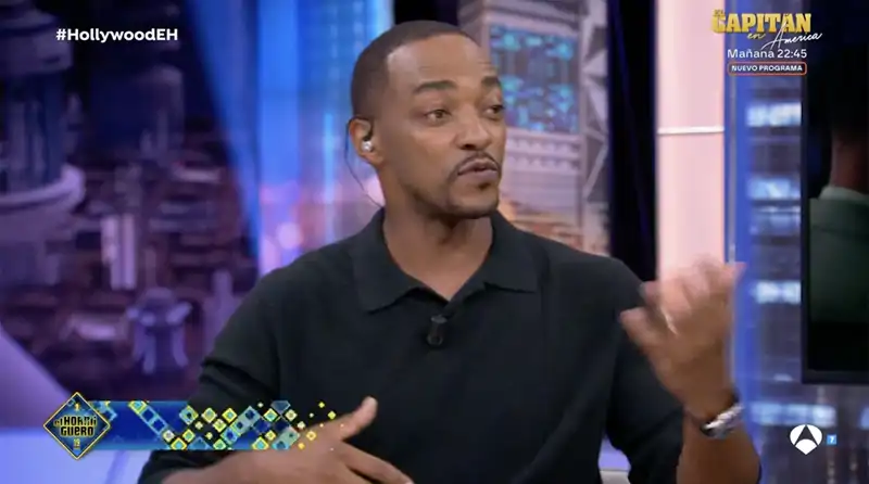 Anthony Mackie en 'El Hormiguero'