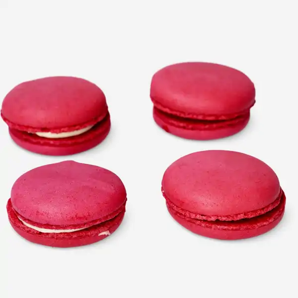 Macarons de frambuesa