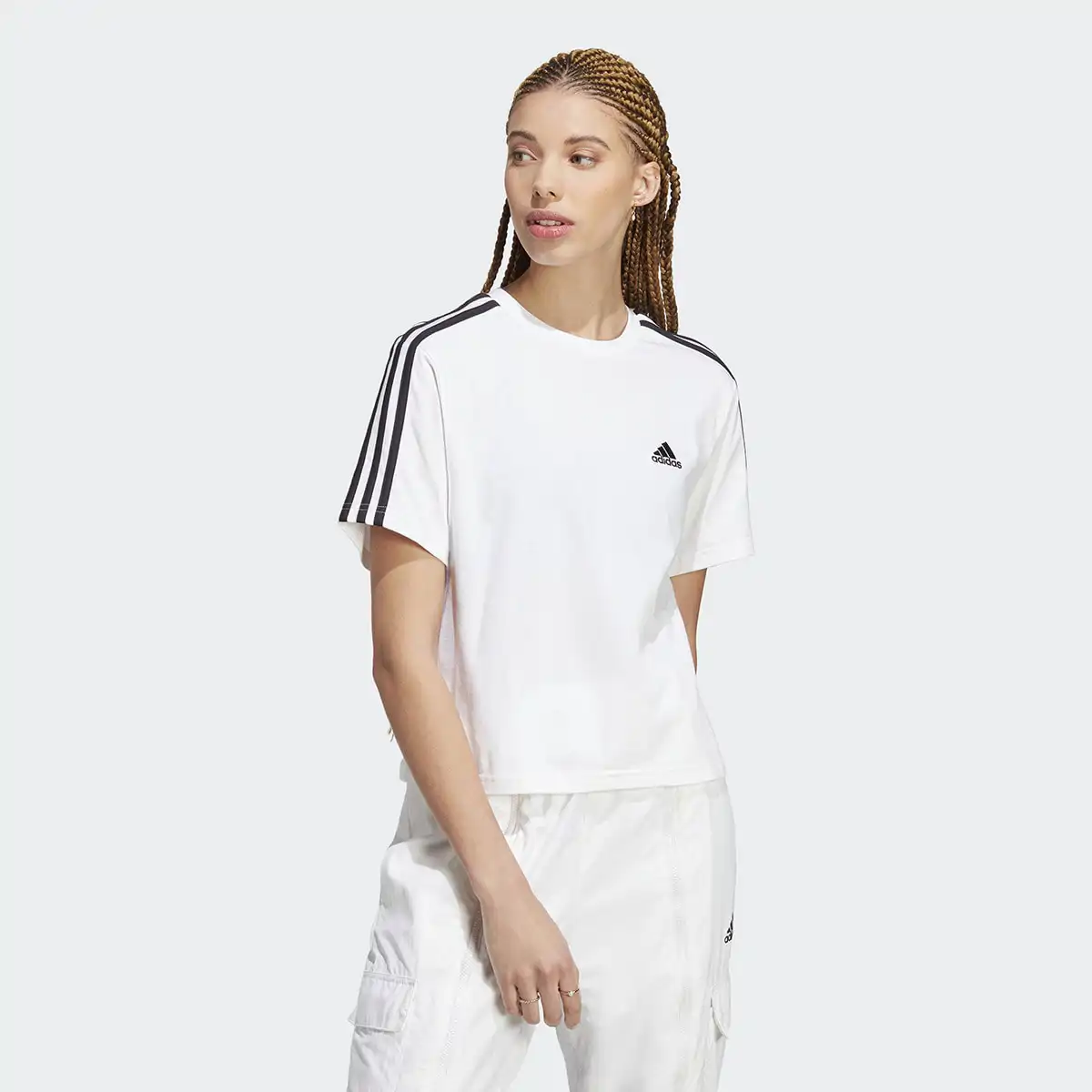 Camiseta Adidas cropped