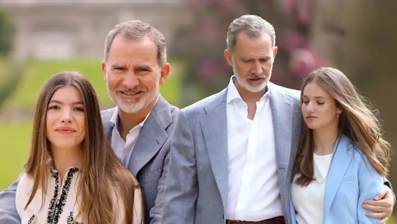 Felipe VI en su faceta de padre, su favorita.