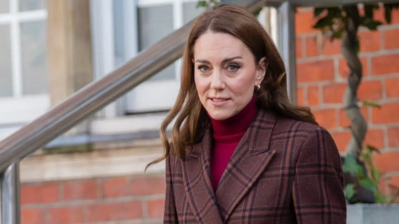 Kate Middleton tras su visita al hospital