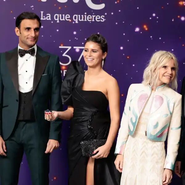 Manuel Vega, Tana Rivera y Eugenia Martínez de Irujo