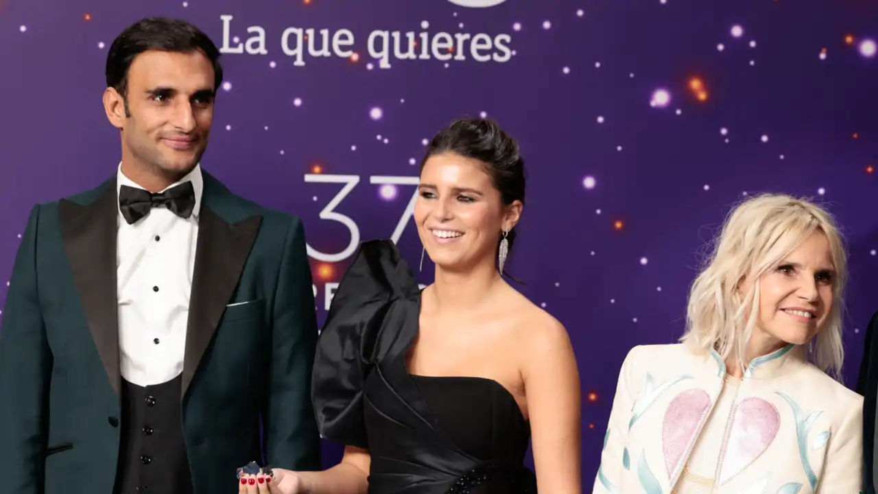 Manuel Vega, Tana Rivera y Eugenia Martínez de Irujo