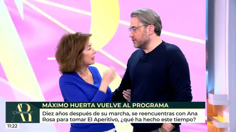 Ana Rosa Quintana y Máximo Huerta