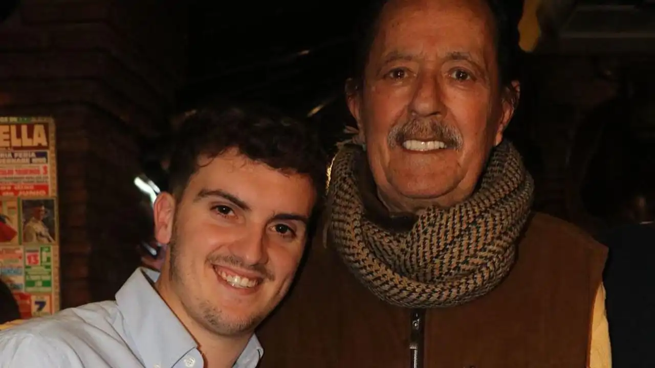 Julián Muñoz y su nieto Fran Redondo