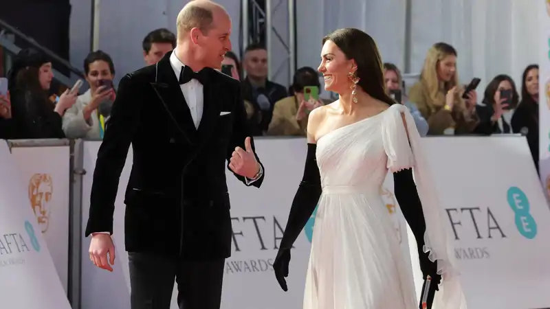 El Príncipe Guillermo y Kate Middleton en los BAFTA 2023