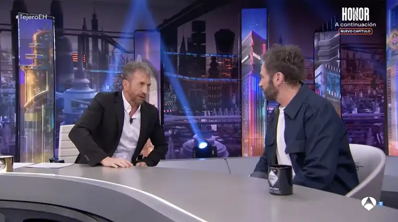 Fernando Tejero y Pablo Motos en 'El Hormiguero'