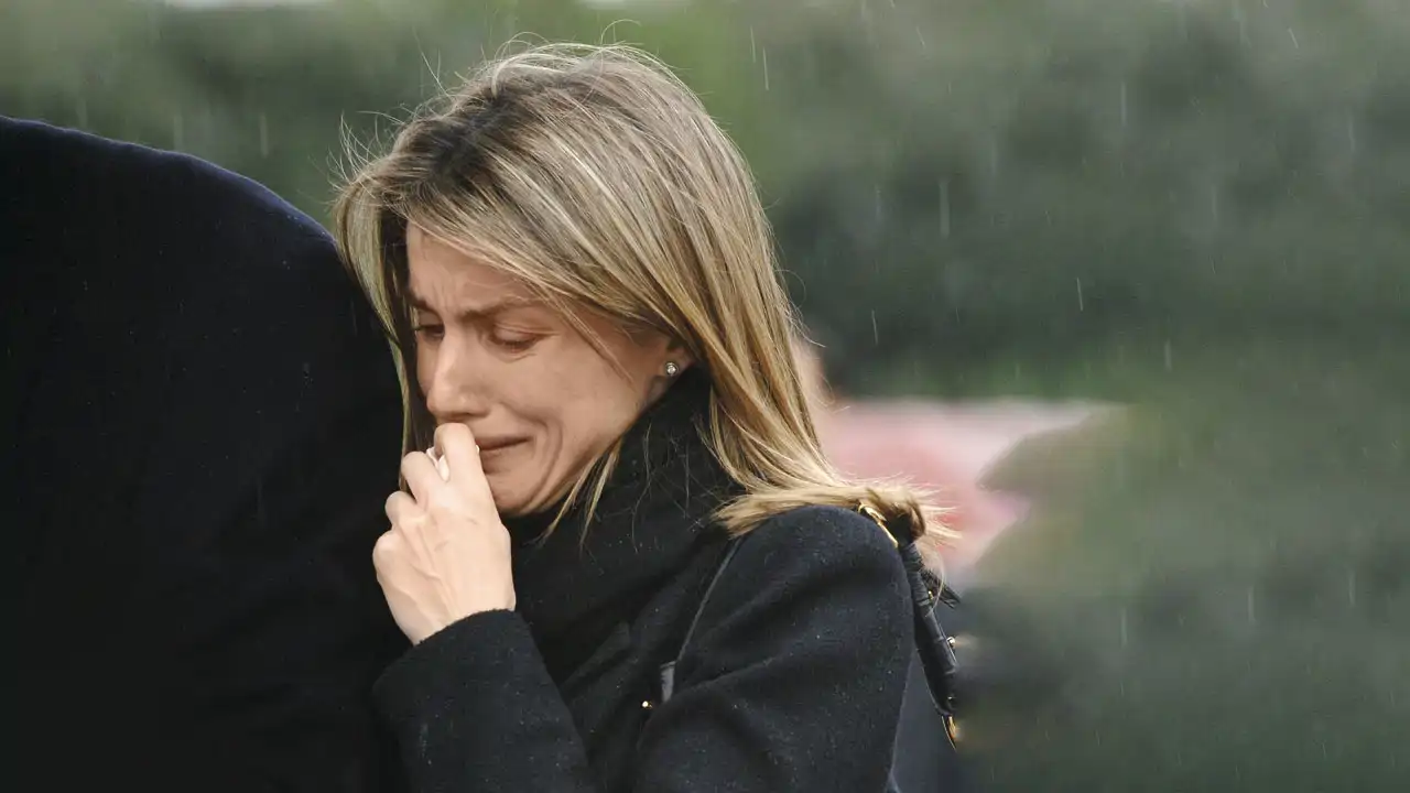 La Reina Letizia, destrozada