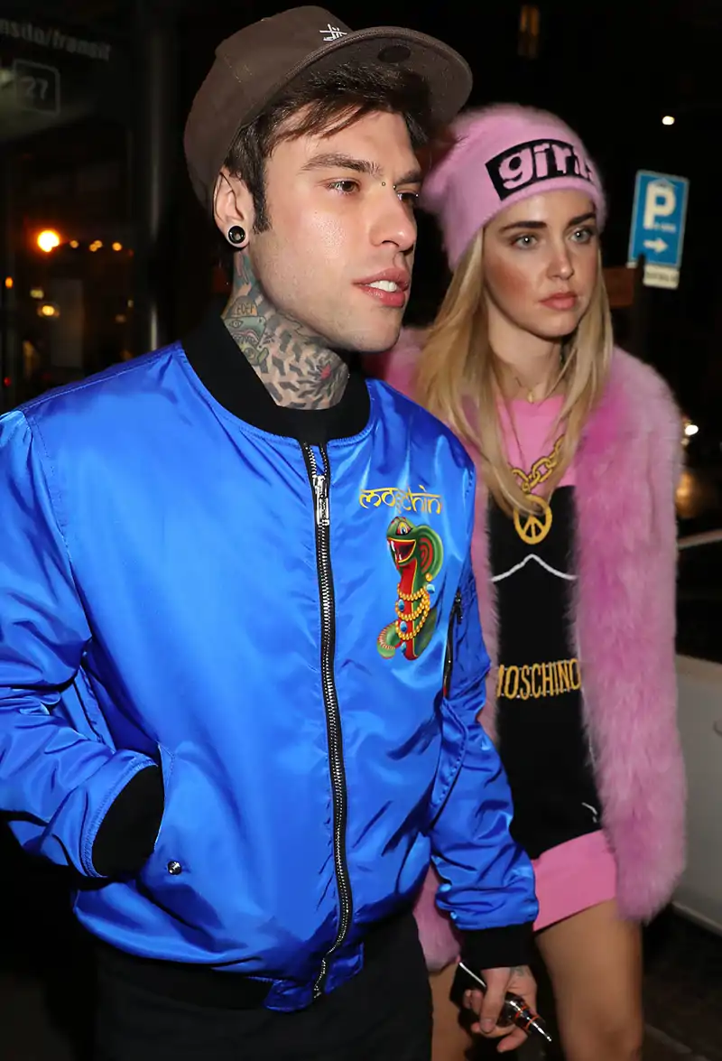 Chiara Ferragni y Fedez en una foto de archivo