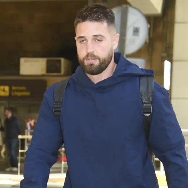 David Rodríguez, a su llegada a Sevilla. 