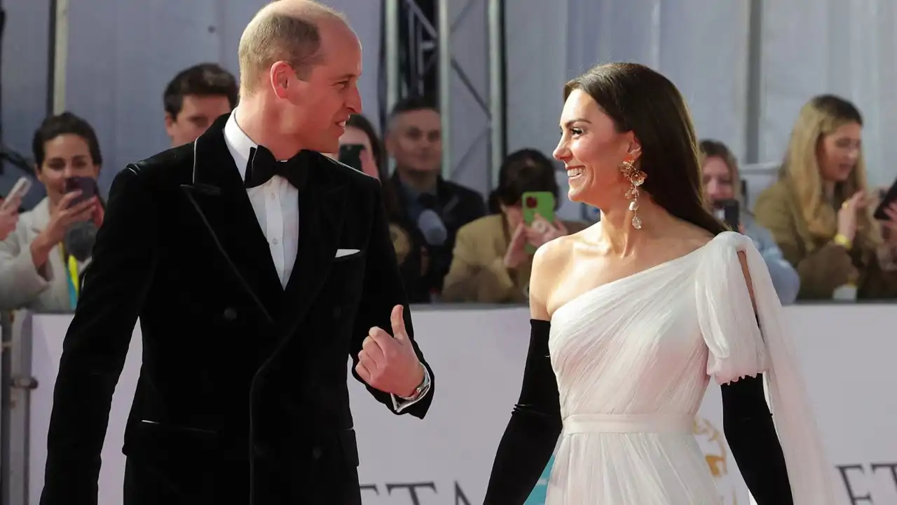 El Príncipe Guillermo y Kate Middleton en los BAFTA 2023