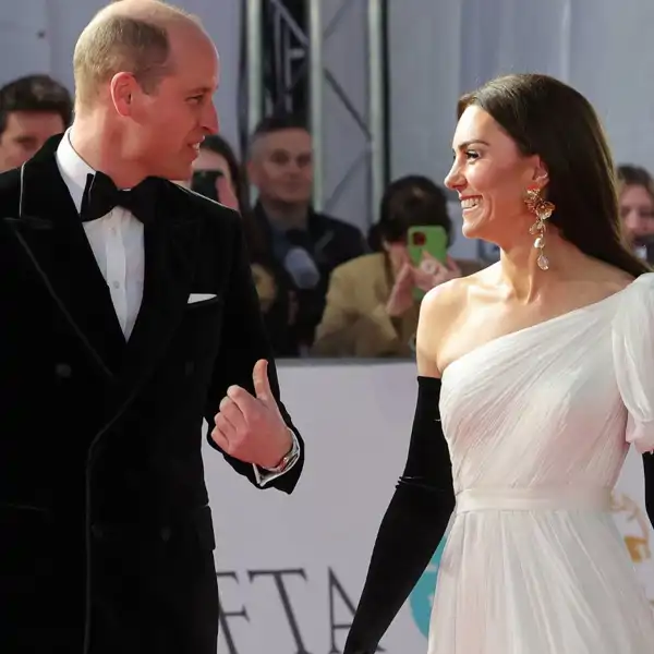 El Príncipe Guillermo y Kate Middleton en los BAFTA 2023