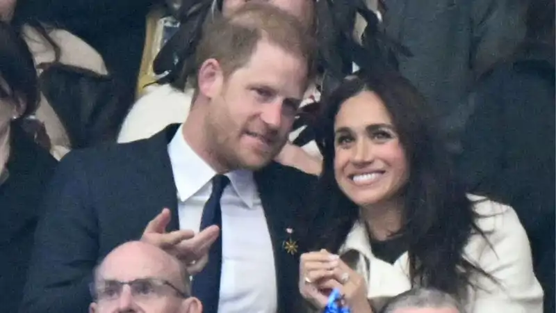 Harry y Meghan Markle en los Juegos Invictus. 