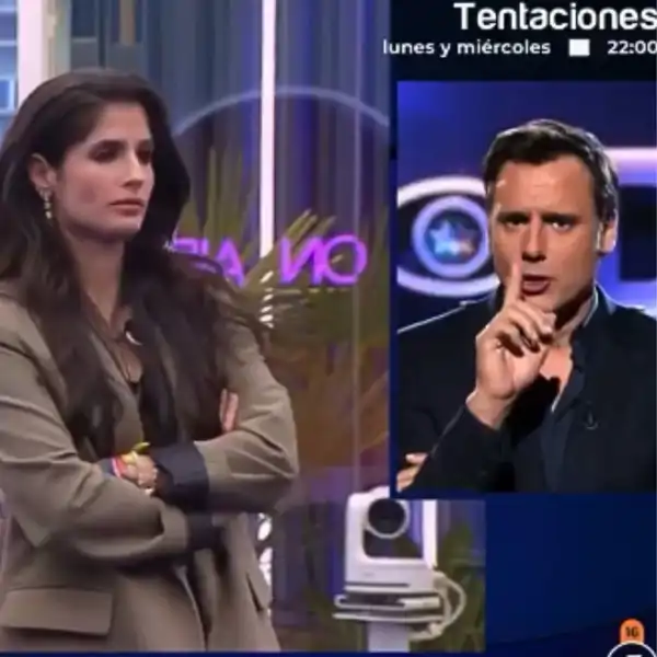 Ion Aramendi hablando con Óscar y María La jerezana en GH Dúo