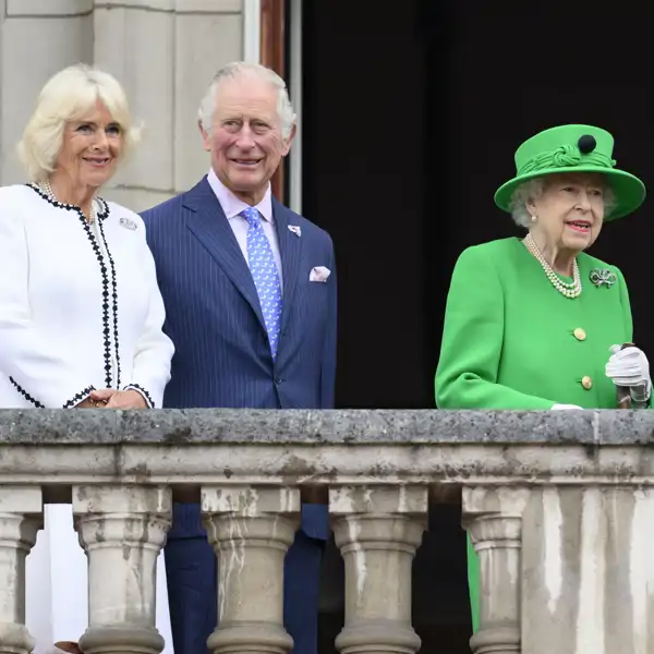 La Familia Real durante el Jubileo de la Reina de 2022