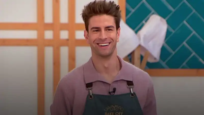 Mario Marzo feliz como pocos con la entrada de Garbiñe Muguruza en Bake Off.