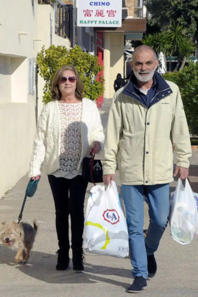 Pepa Flores y su pareja, Massimo Stecchini