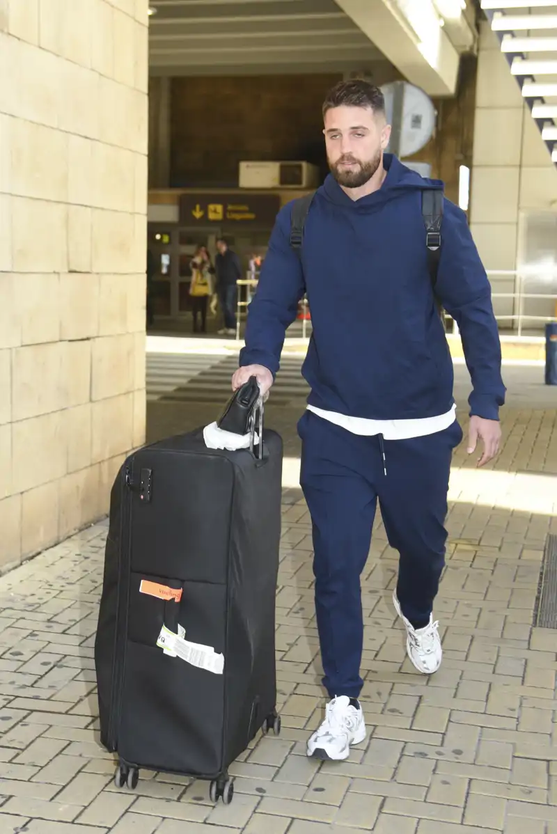 David Rodríguez, a su llegada a Sevilla. 