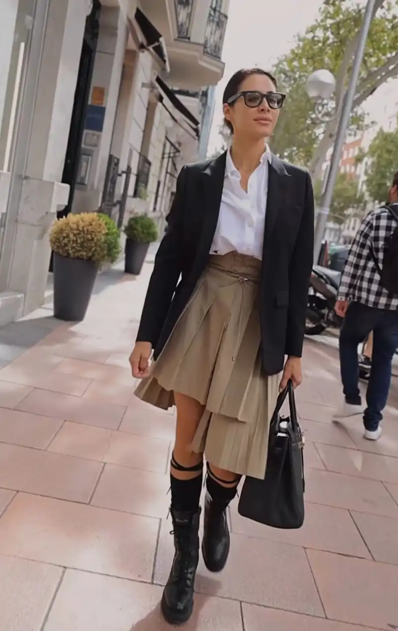 El working girl look de Pilar Rubio más cañero 