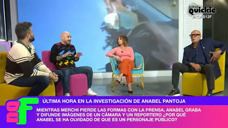 Equipo de 'Ni que fuéramos shhh' hablando del caso de Anabel Pantoja y su hija.