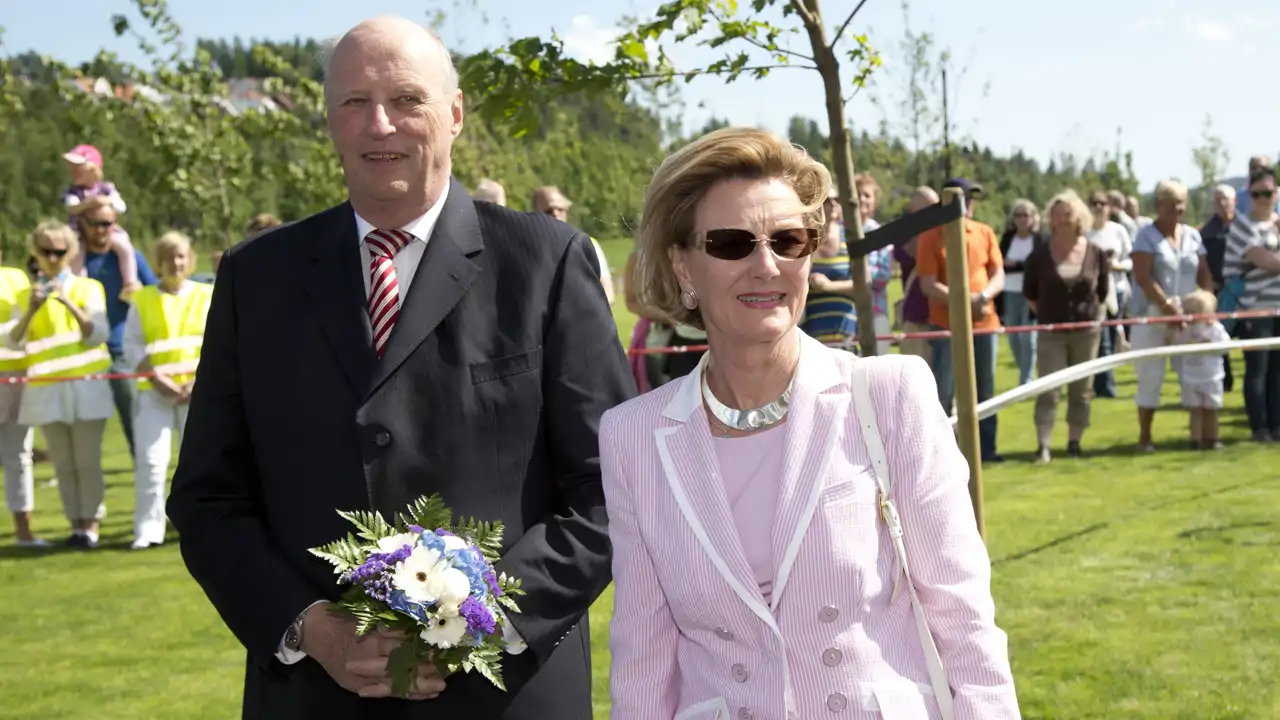 Sonia y Harald de Noruega, en una foto de archivo.