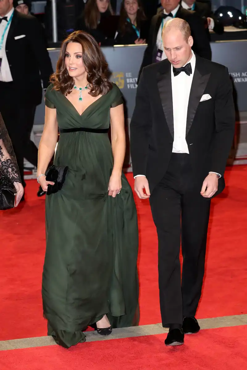 Kate Middleton, embarazada en los Bafta 2018