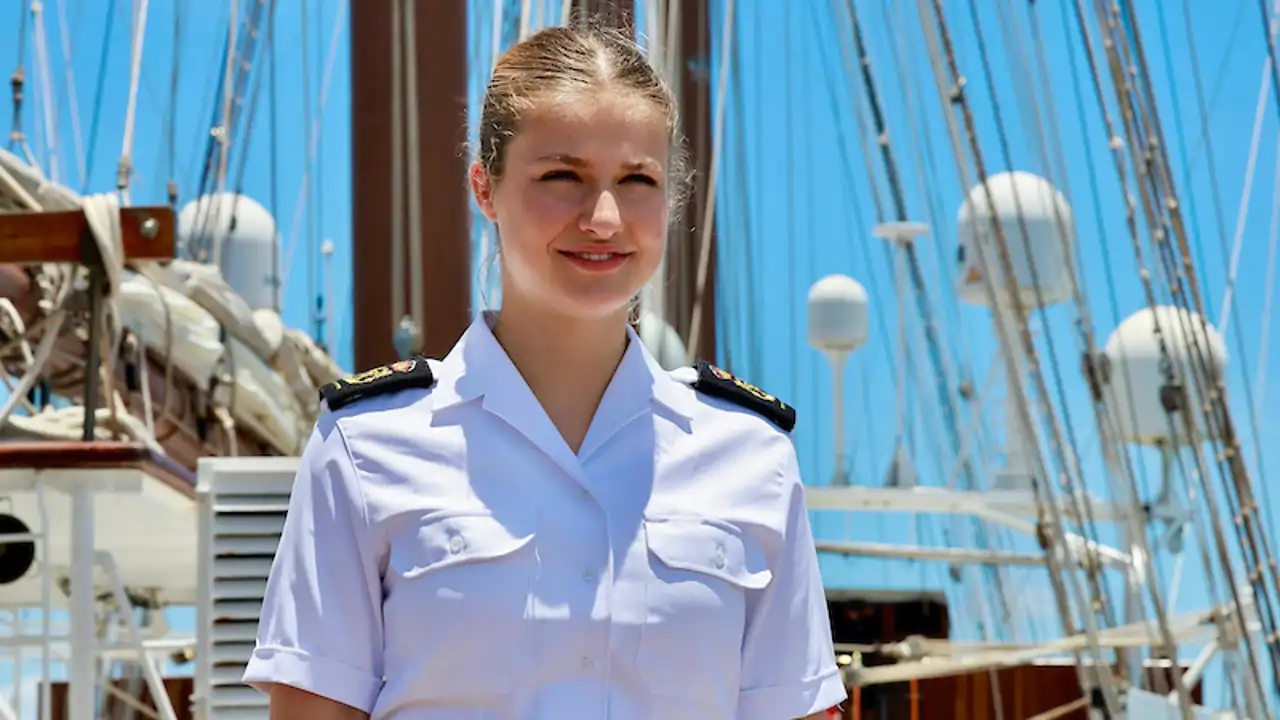 La Princesa Leonor llegando a Brasil.