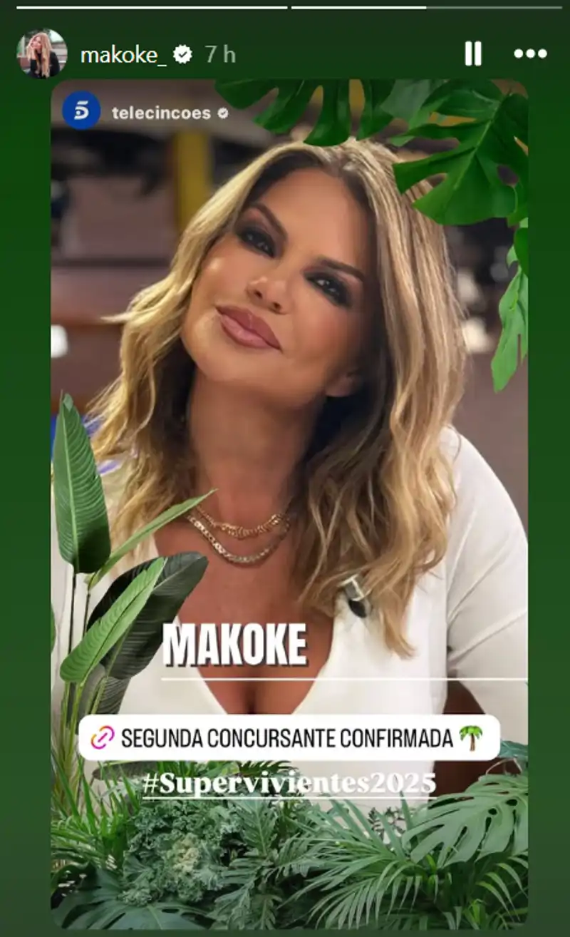 Makoke, confirmada como concursante de 'Supervivientes'