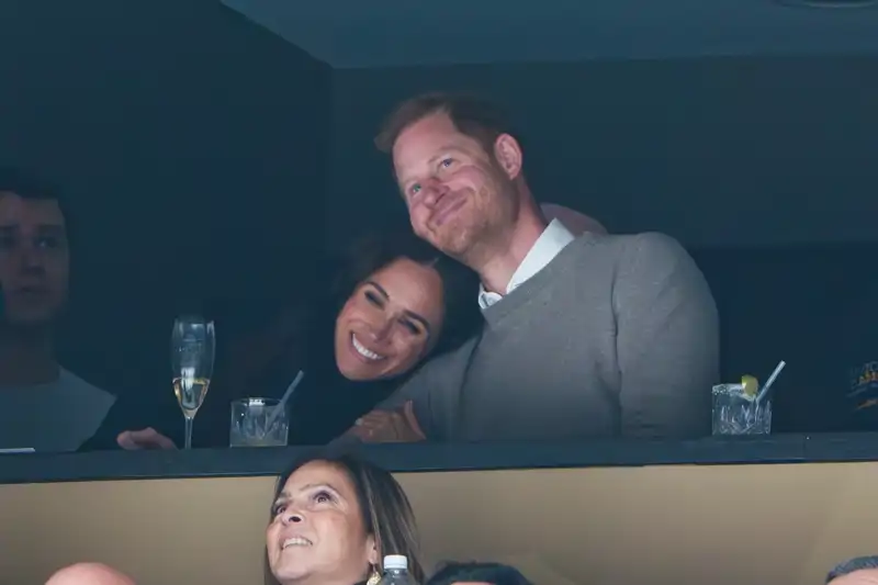 El príncipe Harry y Meghan Markle, muy románticos