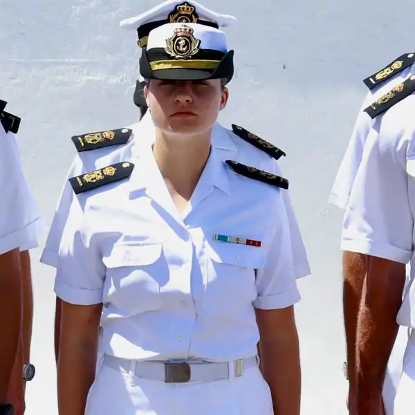 La princesa Leonor, durante un acto en Salvador de bahía.