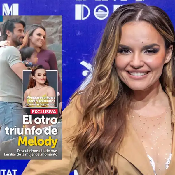 El otro triunfo de Melody: las fotos exclusivas de la cantante con su pareja, Ignacio Batallán, y su hijo