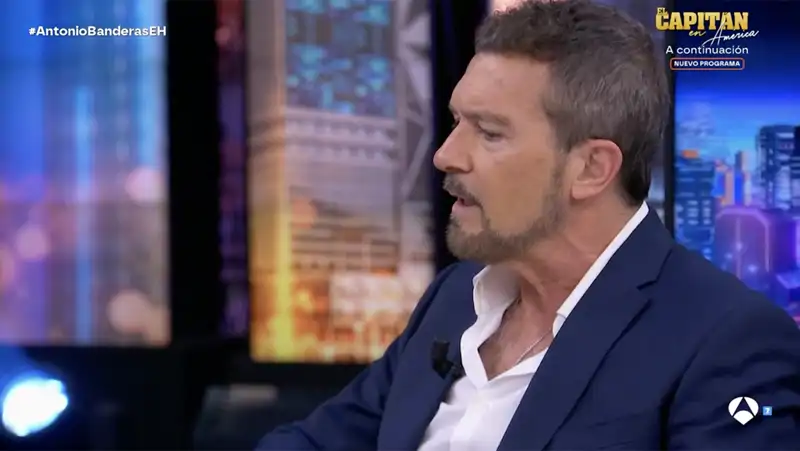 Antonio Banderas en su visita a 'El Hormiguero'