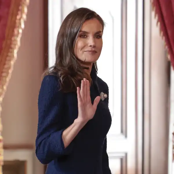 La Reina Letizia, en el Palacio Real.