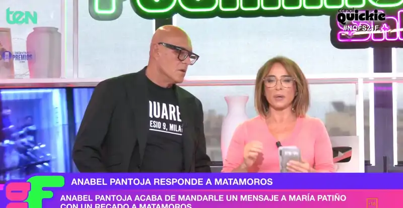 María Patiño y Kiko Matamoros en 'Ni que fuéramos'