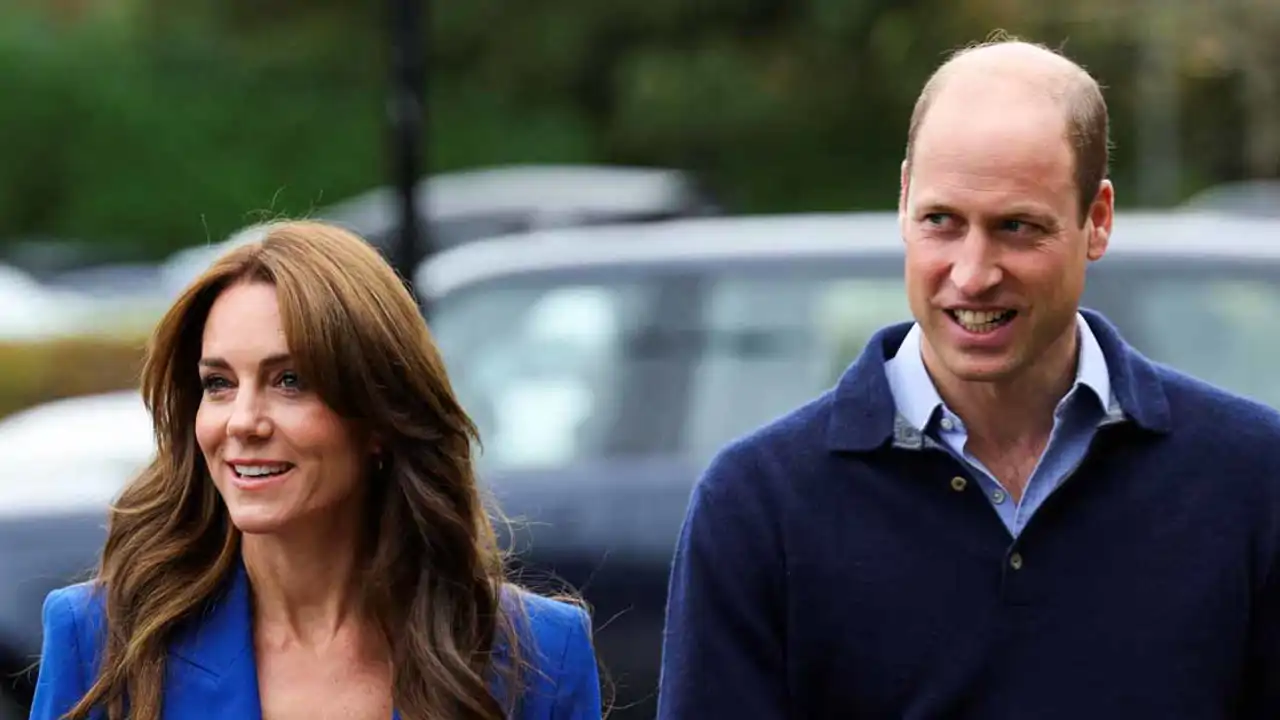 Kate Middleton y Guillermo muy sonrientes