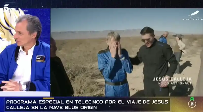 Jesús Calleja viaja al espacio de la mano de Jeff Bezos.