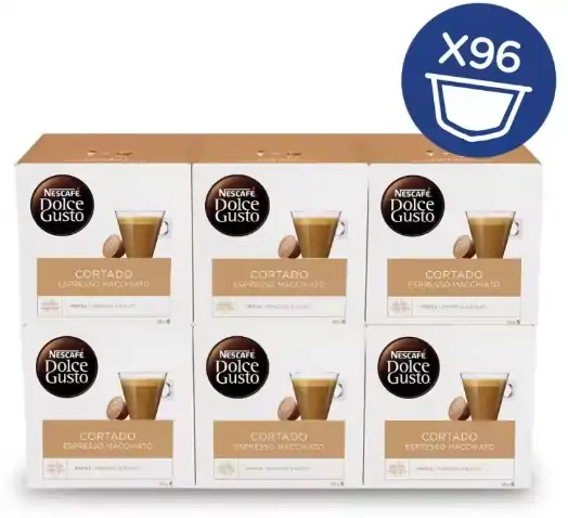 96 cápsulas Nescafé Dolce Gusto 