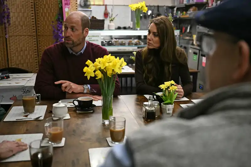 El príncipe Guillermo y Kate Middleton, en su último acto juntos.