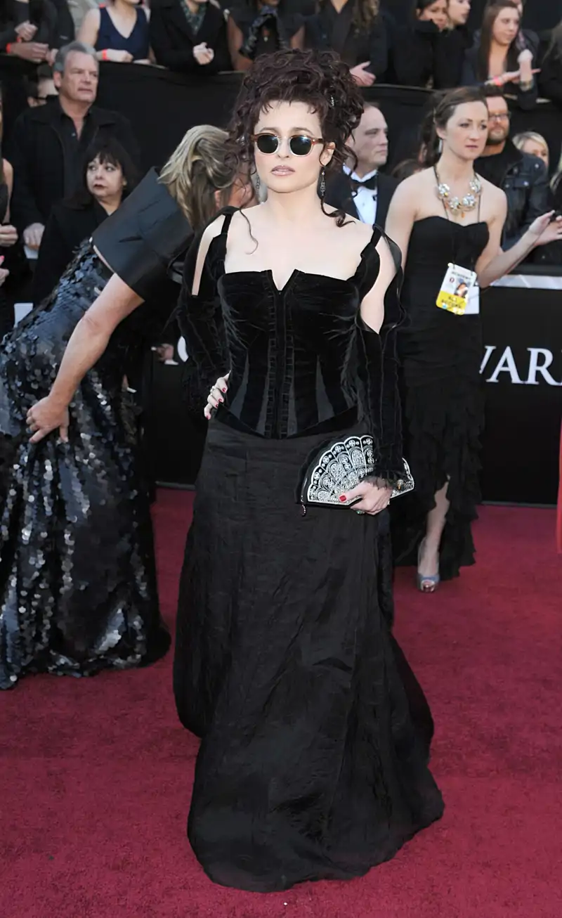 Helena Bonham Carter durante los Premios Oscar 2011