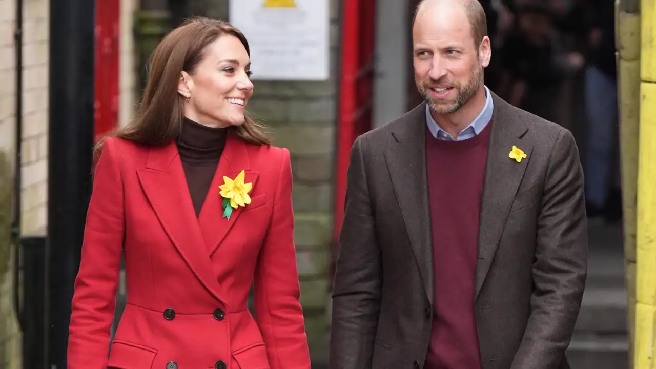 Kate Middleton y el príncipe Guillermo, en su último acto público.