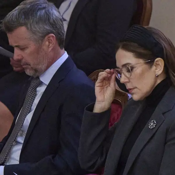 Mary y Federico de Dinamarca en su último acto