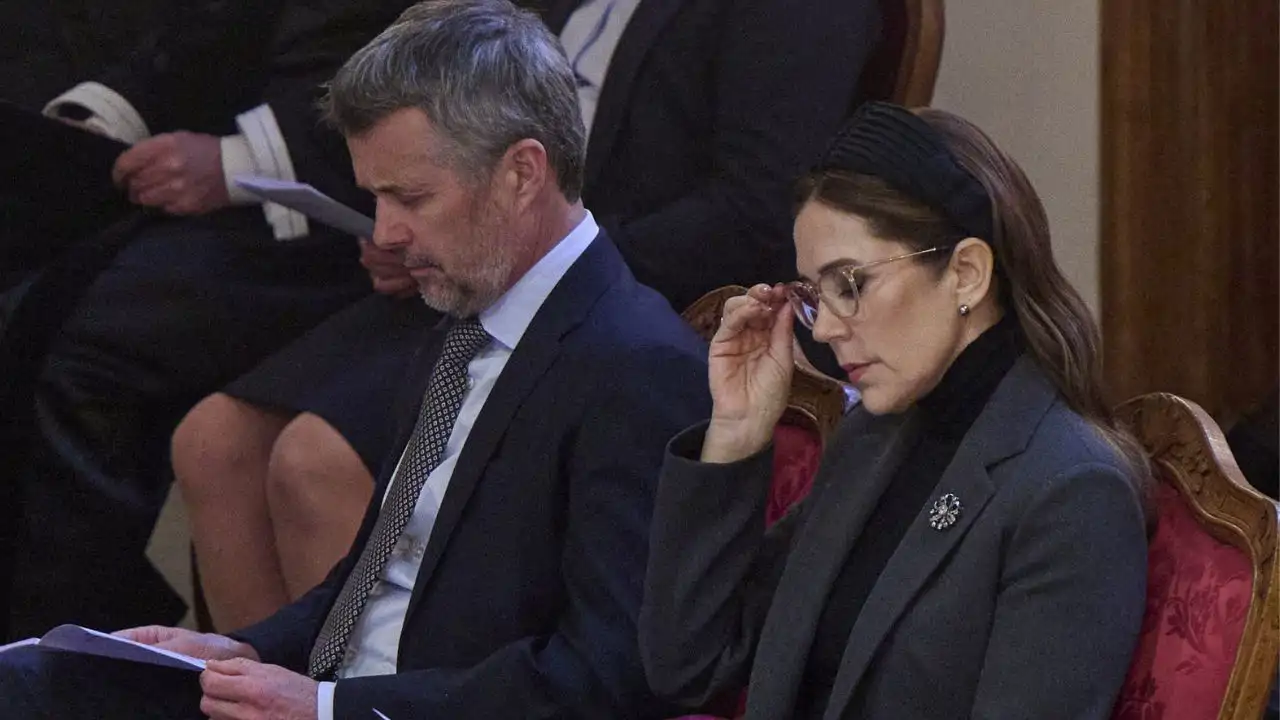 Mary y Federico de Dinamarca en su último acto