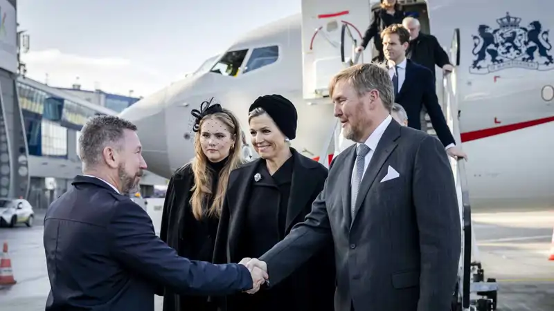 Máxima de Holanda y su familia en Polonia