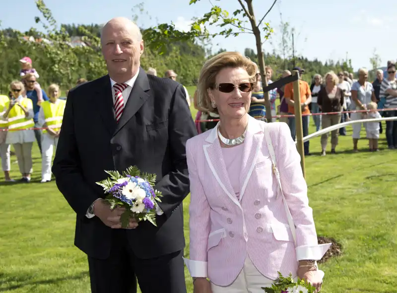 Sonia y Harald de Noruega, en una foto de archivo.