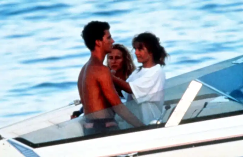 El Rey Felipe con Isabel Sartorius en Mallorca en 1989