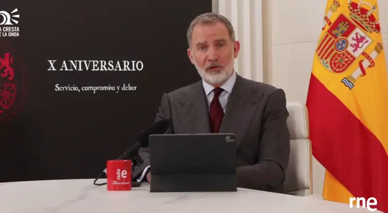 El Rey Felipe VI, en la radio.