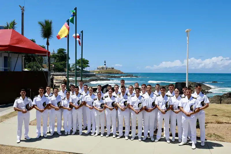 La Princesa Leonor y sus compañeros en Salvador de Bahía