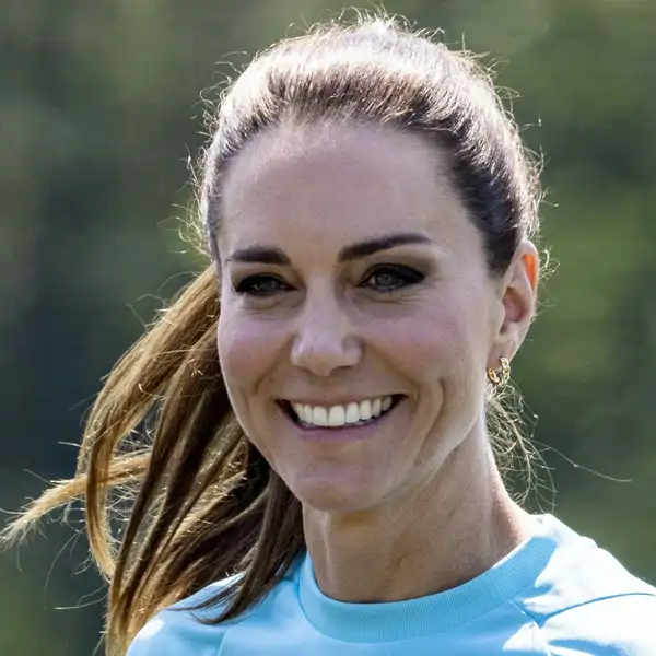 Kate Middleton muy sonriente