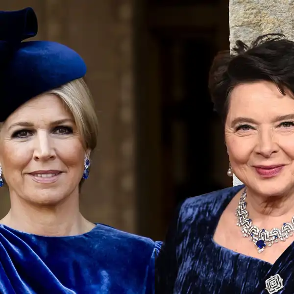 Máxima de Holanda apuesta por el 'blue velvet' que Isabella Rossellini rescató en los Oscar ¿Tendencia a la vista?