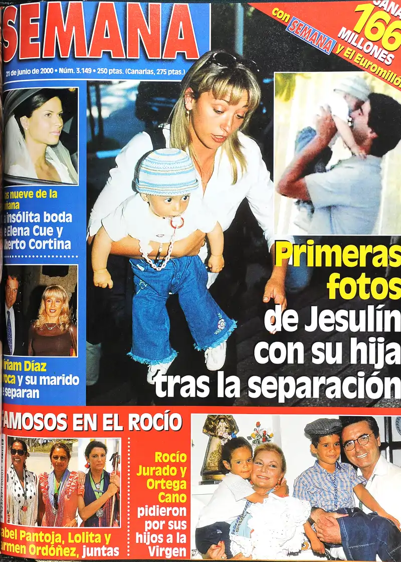 Una de las portadas de SEMANA tras la separación de Belén y Jesulín